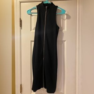 Women’s Size Small Black zip-up dress from Express